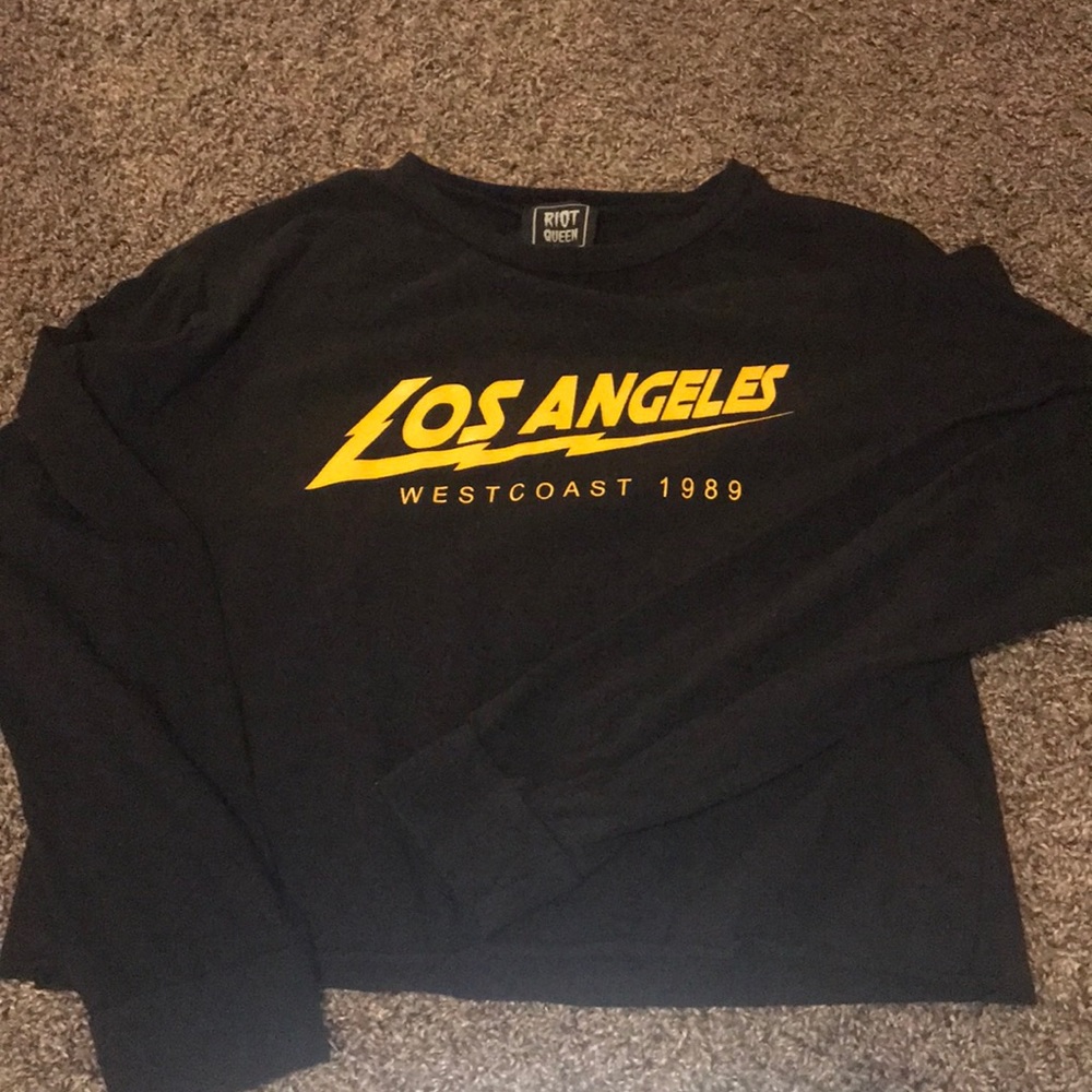 Los Angeles Cropped Long Sleeve
